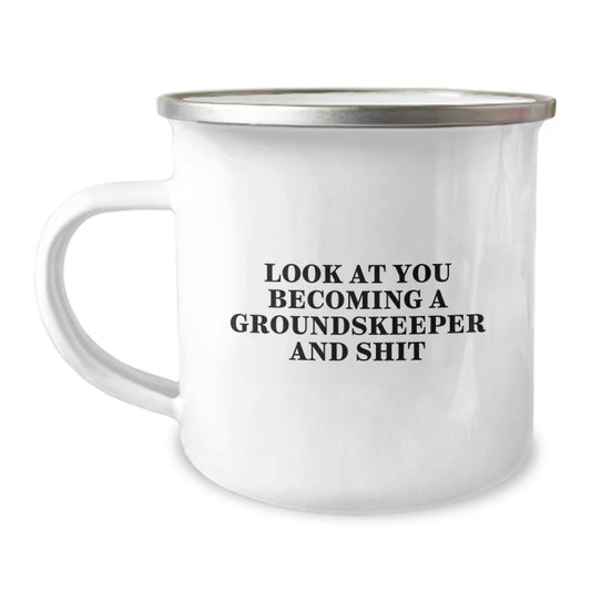 Funny groundskeeper Gifts for Valentine's Camping Mug - Gifts from Friends to groundskeeper Men - Image 1