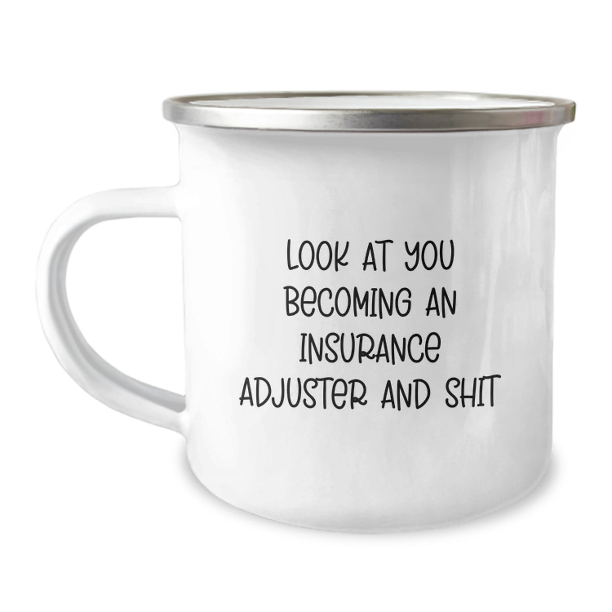 Birthday Gift for Her Insurance Adjuster Camping Mug Present - Image 1