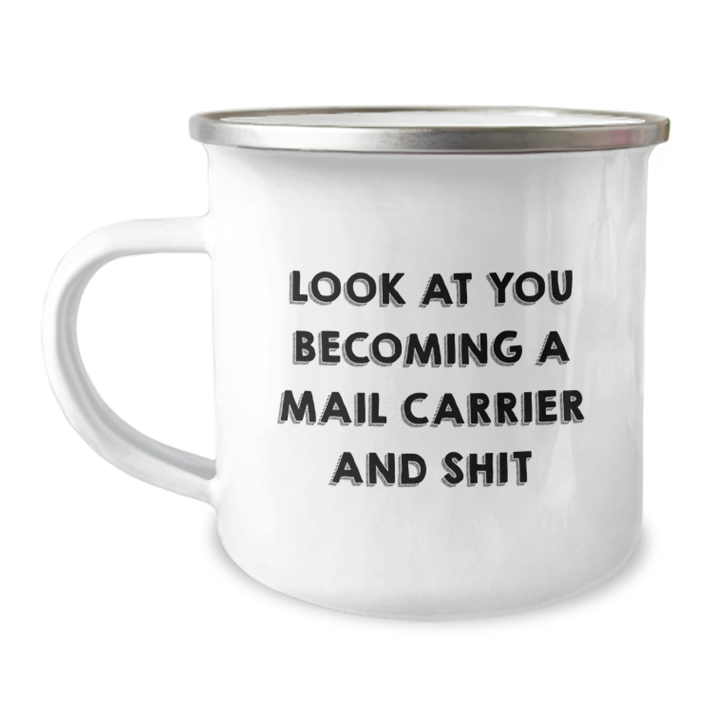 Funny Mail Carrier Gifts from Friends & Family - Mom's Unique Camping Mug - Image 1