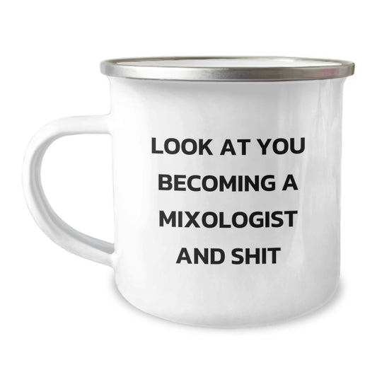 Funny Mixologist Gifts from Friends for Men, Unique Christmas Unique Gifts for Him, Camping Mug with Mixologist Quote - Image 1