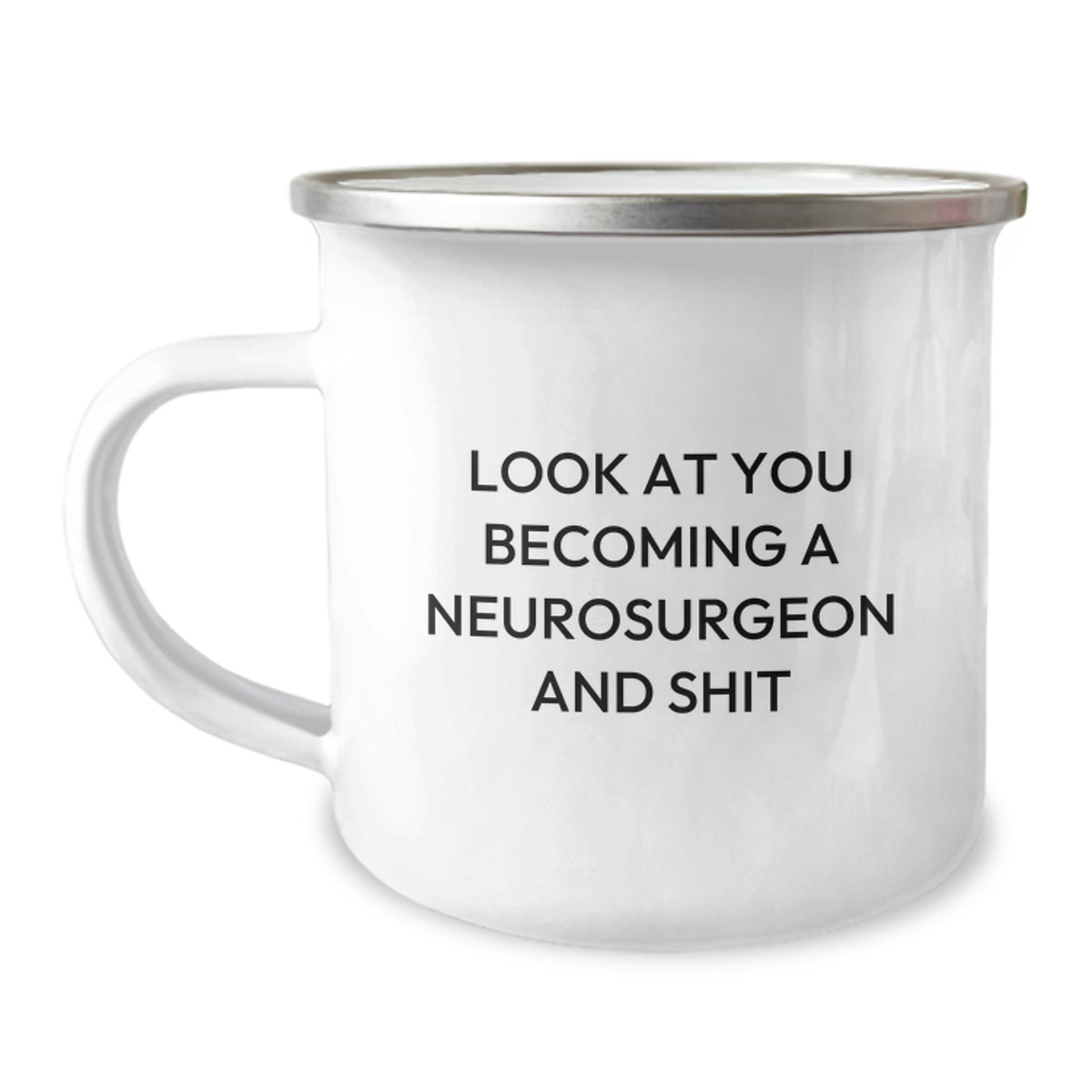 Neurosurgeon Keepsake Camping Mug for Him Birthday Gift Stainless Steel - Image 1