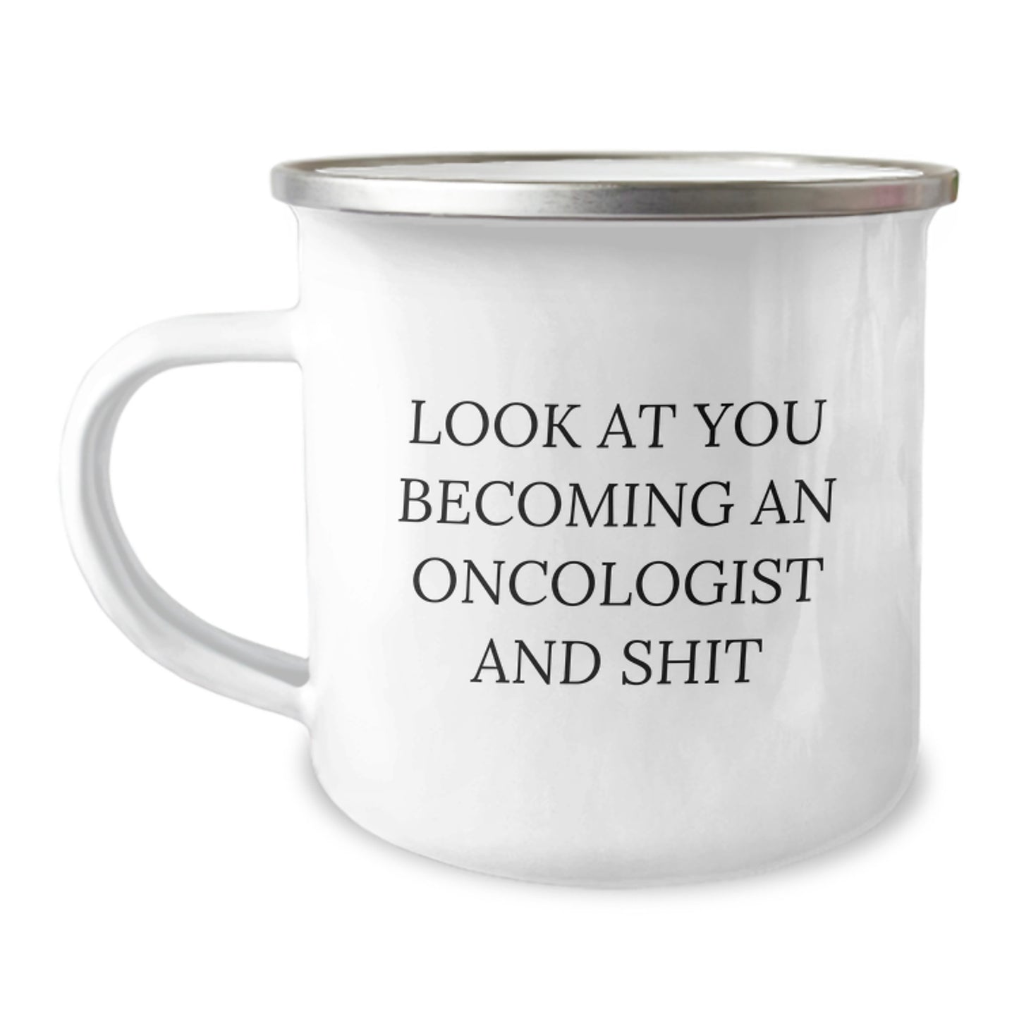 Birthday Gift Oncologist Camping Mug Present for Her With Bold Quote Fun - Image 1