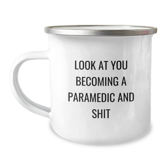 Funny Rescue Worker Gifts for Men, Funny Rescue Worker Mugs for Christmas Unique Gifts from Family to Rescue Worker, 'Look At You Becoming A Rescue Worker And Shit' - Image 1