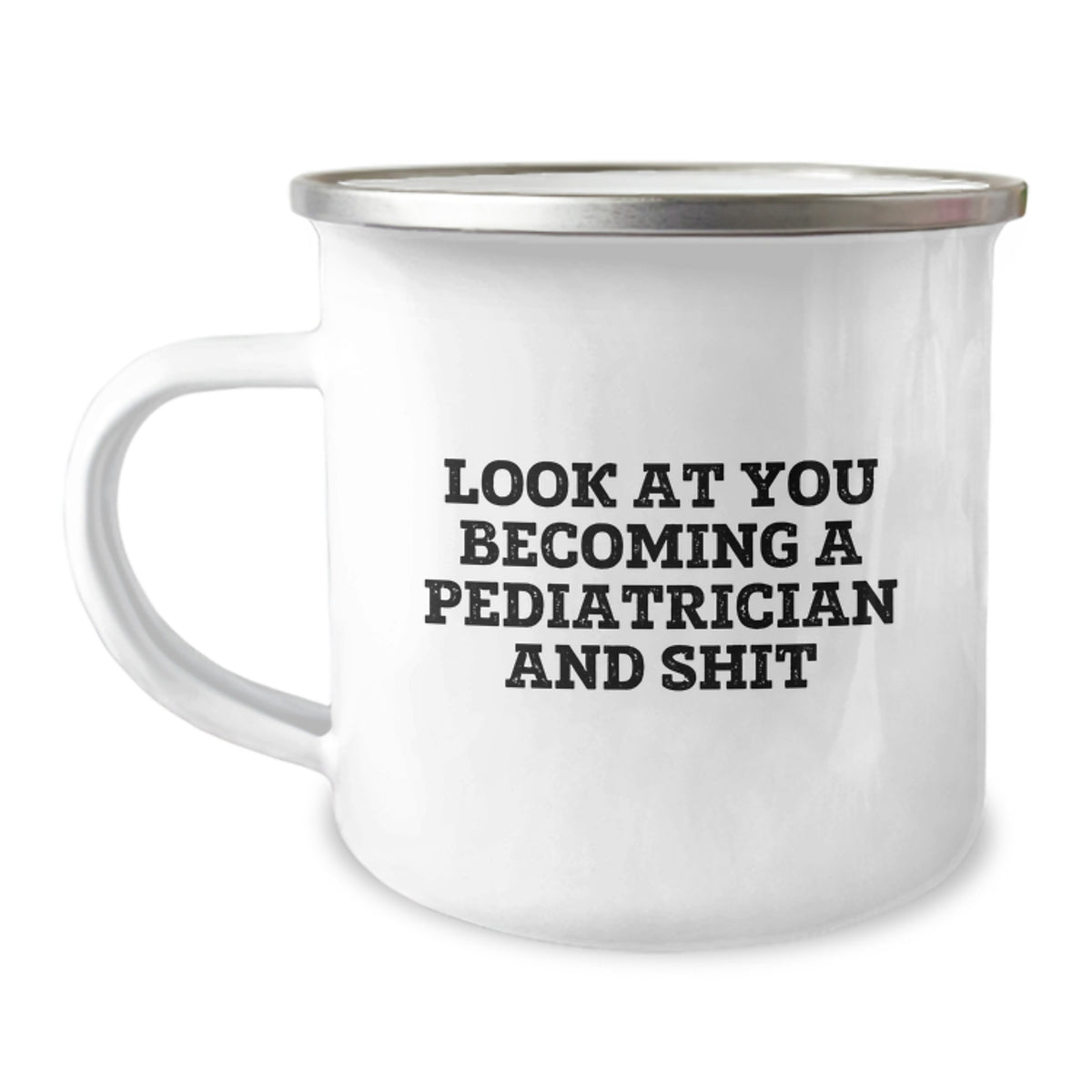 Pediatrician Camping Mug Gift for Him - At You Becoming Pediatrician - Image 1
