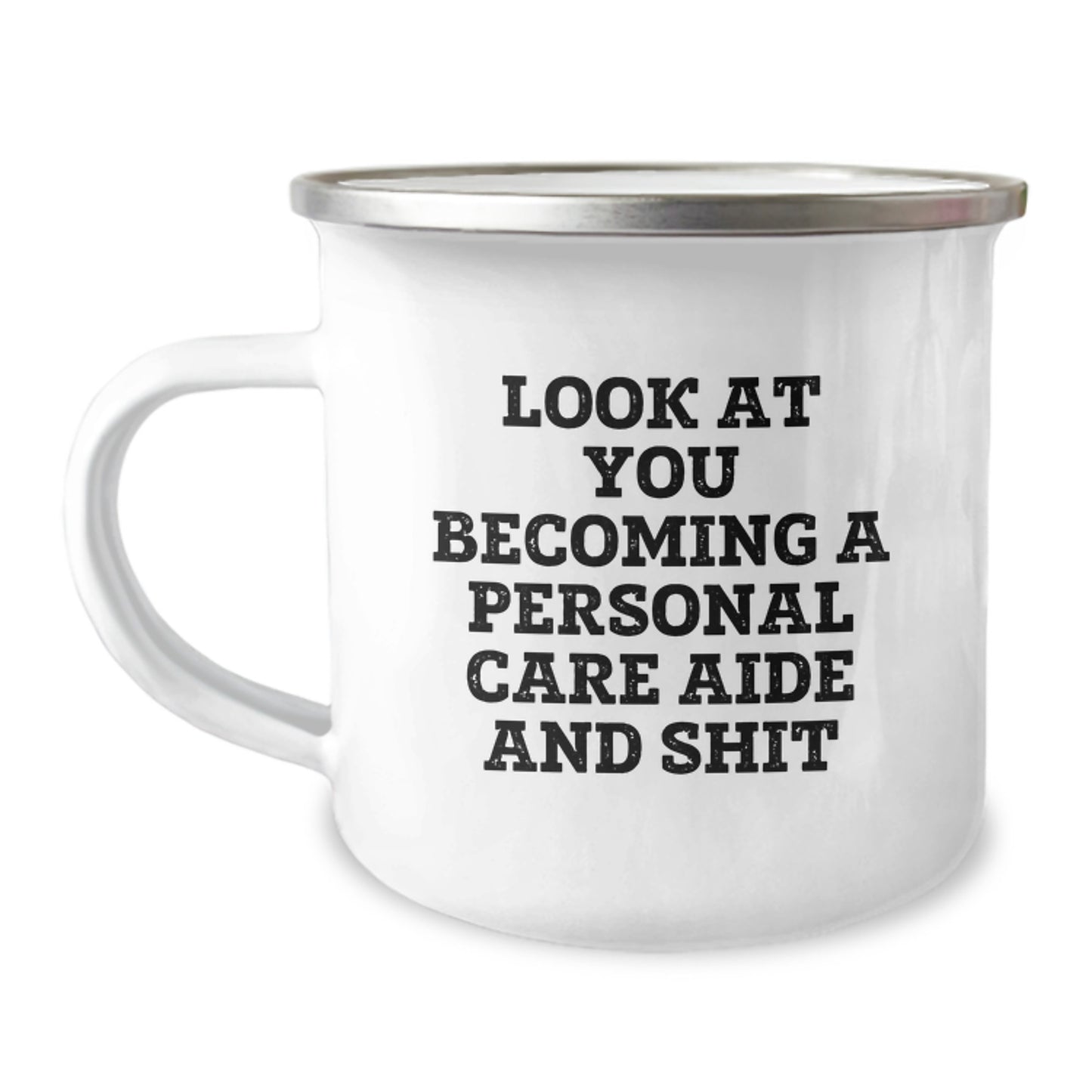 Funny Personal Care Aide Gifts from Friends for Personal Care Aide Graduation Unique Gifts - Camping Mug - Image 1