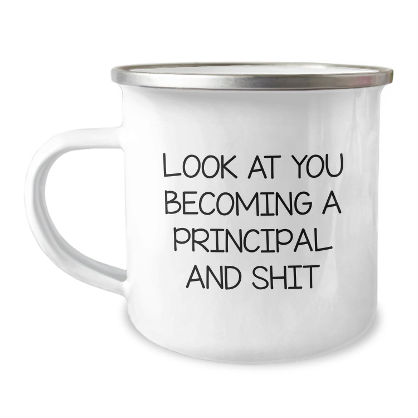 Funny Principal Gifts from Men for Principal on Mother's Day Principal Camping Mug - Image 1