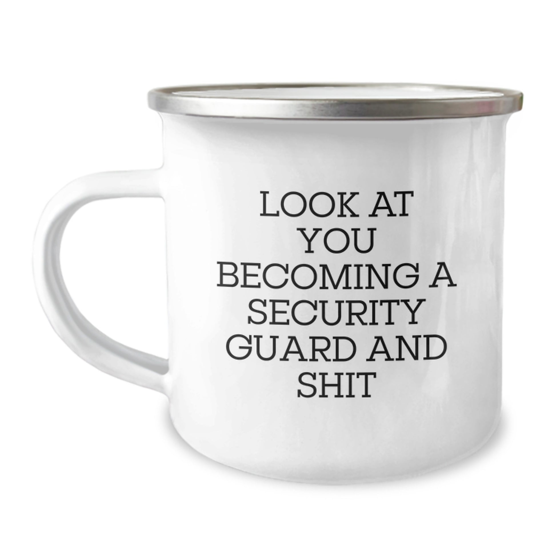 Funny Security Guard Gifts from Friends Unique Camping Mug for Security Guard Graduation - Image 1