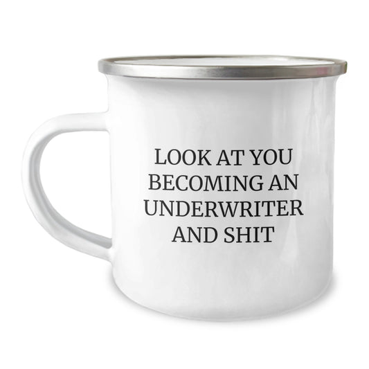 Funny Underwriter Camping Mug Gifts from Friends for Mother's Day Unique - Image 1