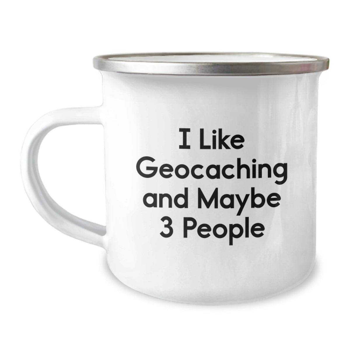 Geocaching Camping Mug Gift for Him - I Like Geocaching Keepsake - Image 1