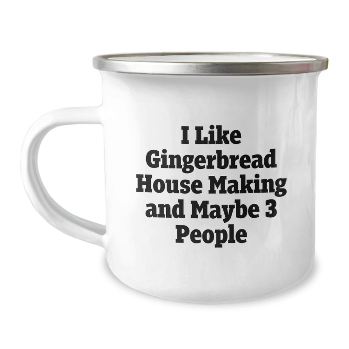 Gingerbread House Making Gift for Him - Whimsical Quote Keepsake Camping - Image 1