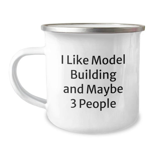 Birthday Gift Camping Mug for Her Model Building Present - Image 1