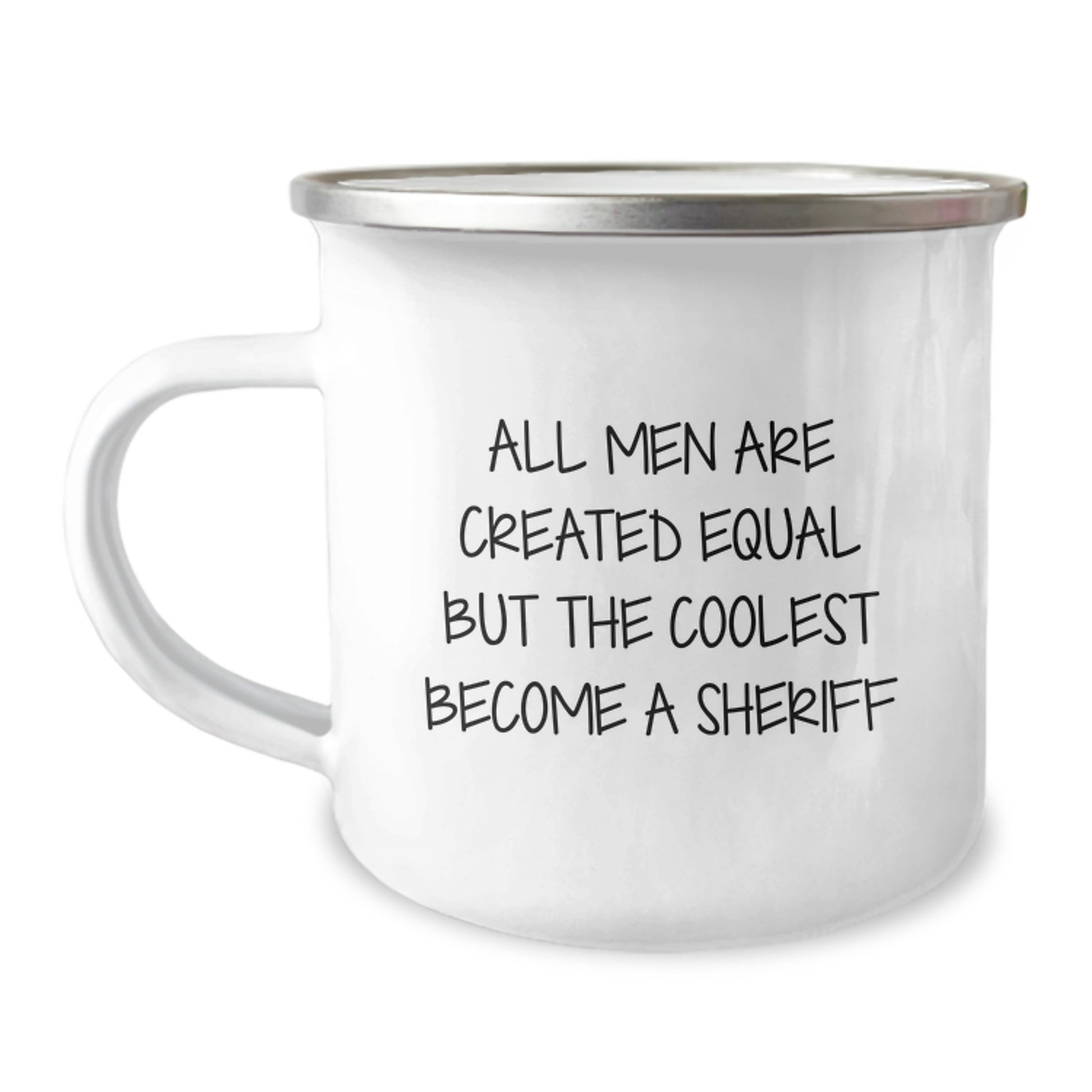 Birthday Gift Sheriff Camping Mug for Her Present Keepsake with Quote - Image 1
