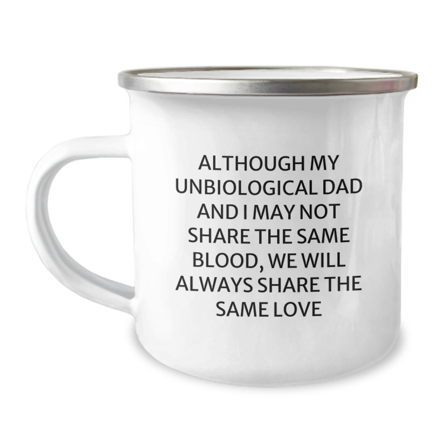 Funny Unbiological Dad Gifts from Men to Unbiological Dad for Birthday Unique Gifts, Camping Mug for Unbiological Dad - Image 1