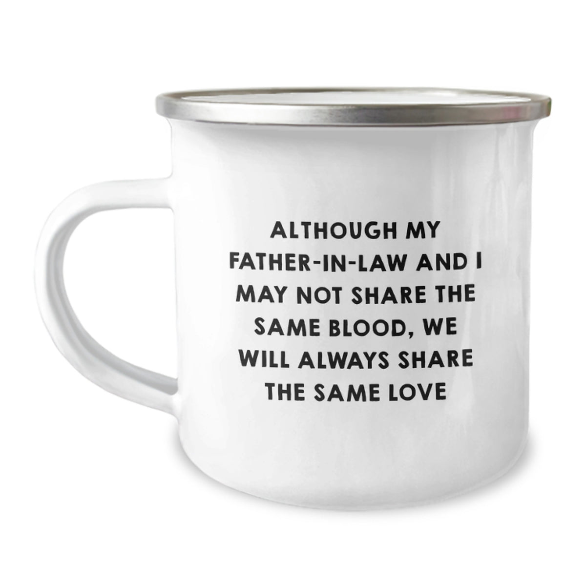 Christmas Gift Heartfelt Father-in-Law Camping Mug - Share The Same Love - Image 1