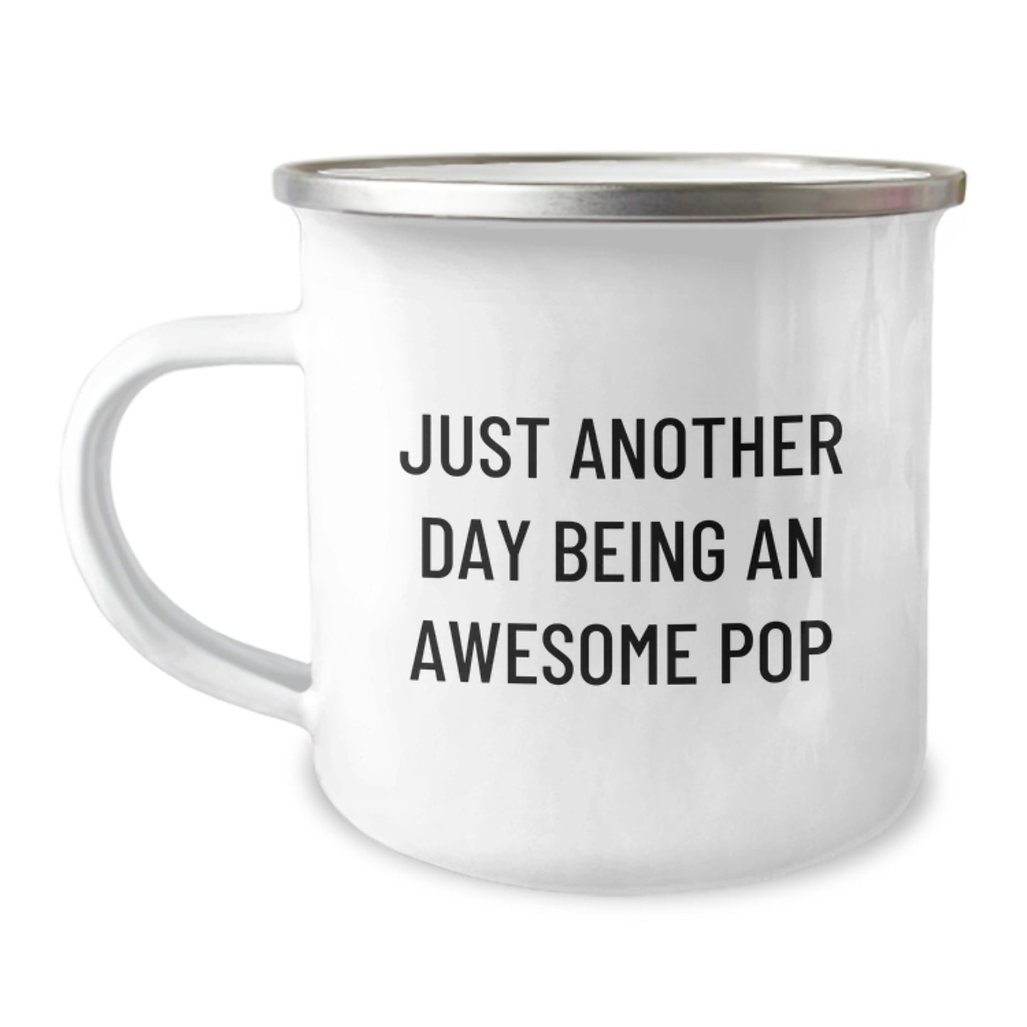 Pop Lovers Christmas Unique Gifts from Friends Funny Camping Mug Just Another Day Being Awesome - Image 1