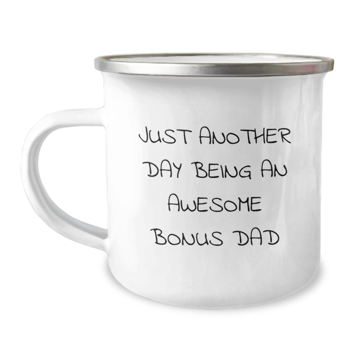 Playful Bonus Dad Camping Mug Novelty for Grandpa Birthday Gift - Image 1