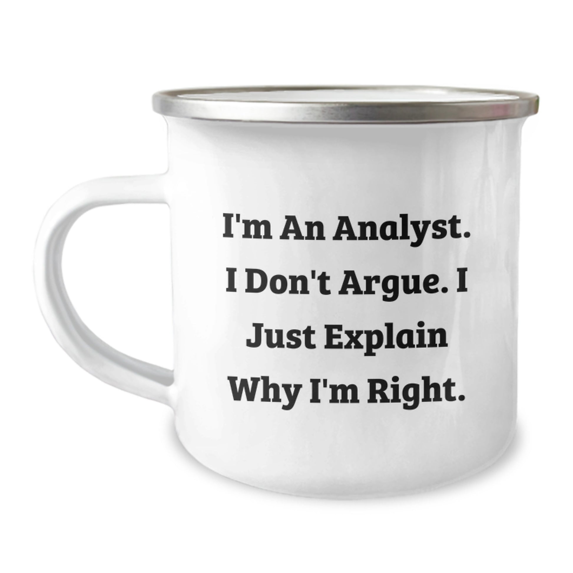 Funny Analyst Gifts for Men, Women, Coworkers, or Family - Christmas Unique Mugs for Analysts - Image 1