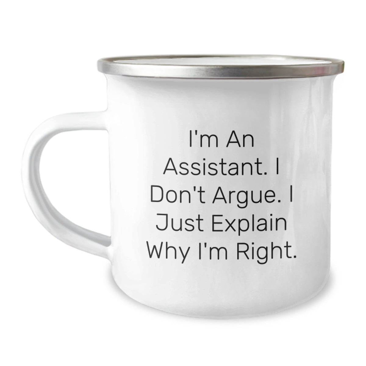 Birthday Gift for Her Assistant Camping Mug Present - Image 1