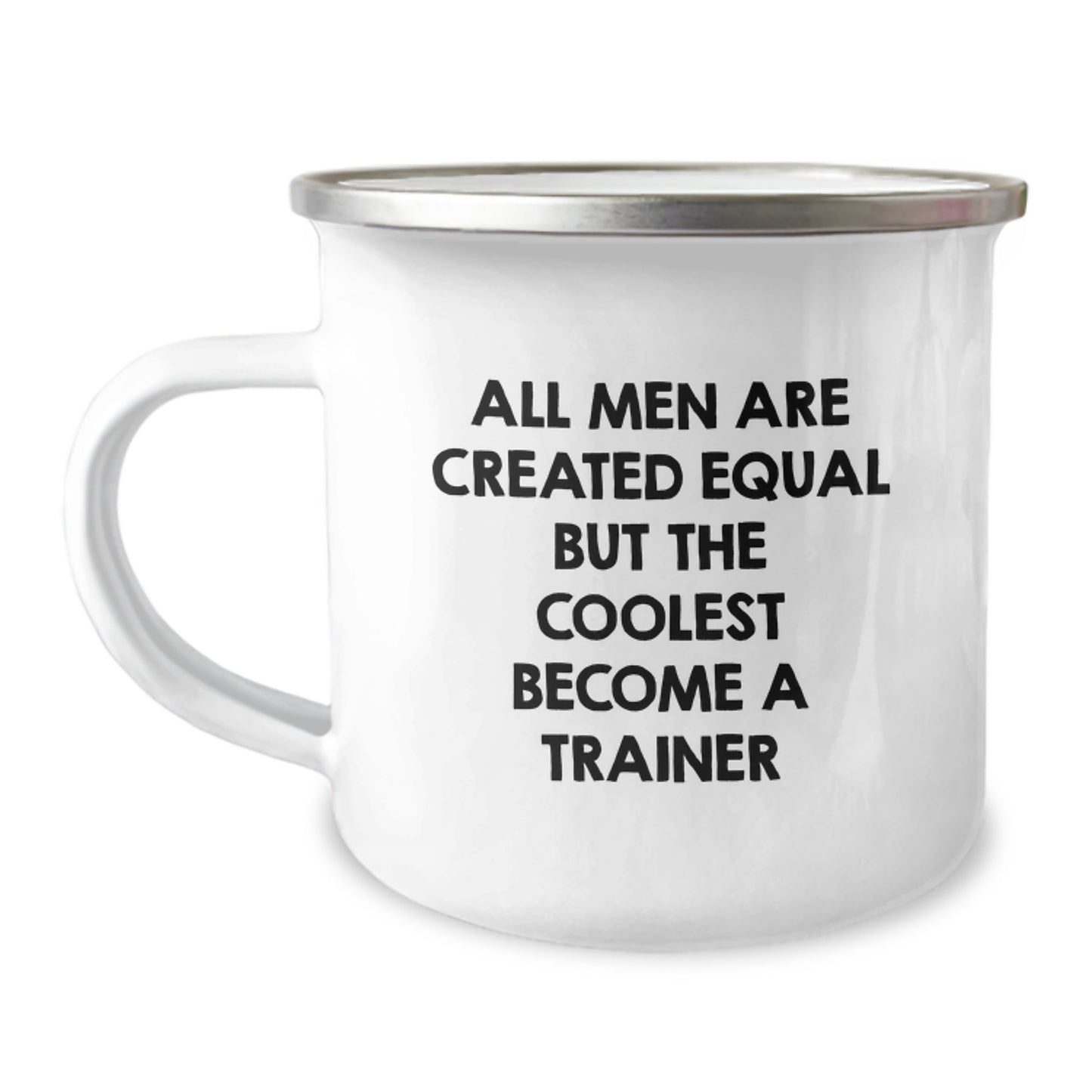 Funny Trainer Motivation Gifts from Men for Dad on Father's Day Unique Camping Mug - Image 1