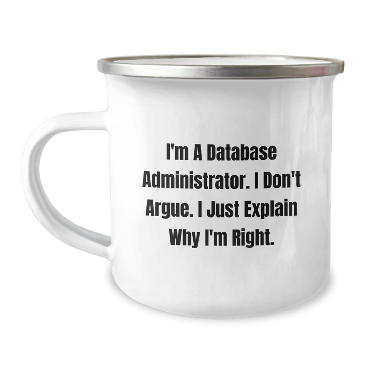 Database Administrator Novelty Camping Mug Birthday Gift for Friends - Image 1