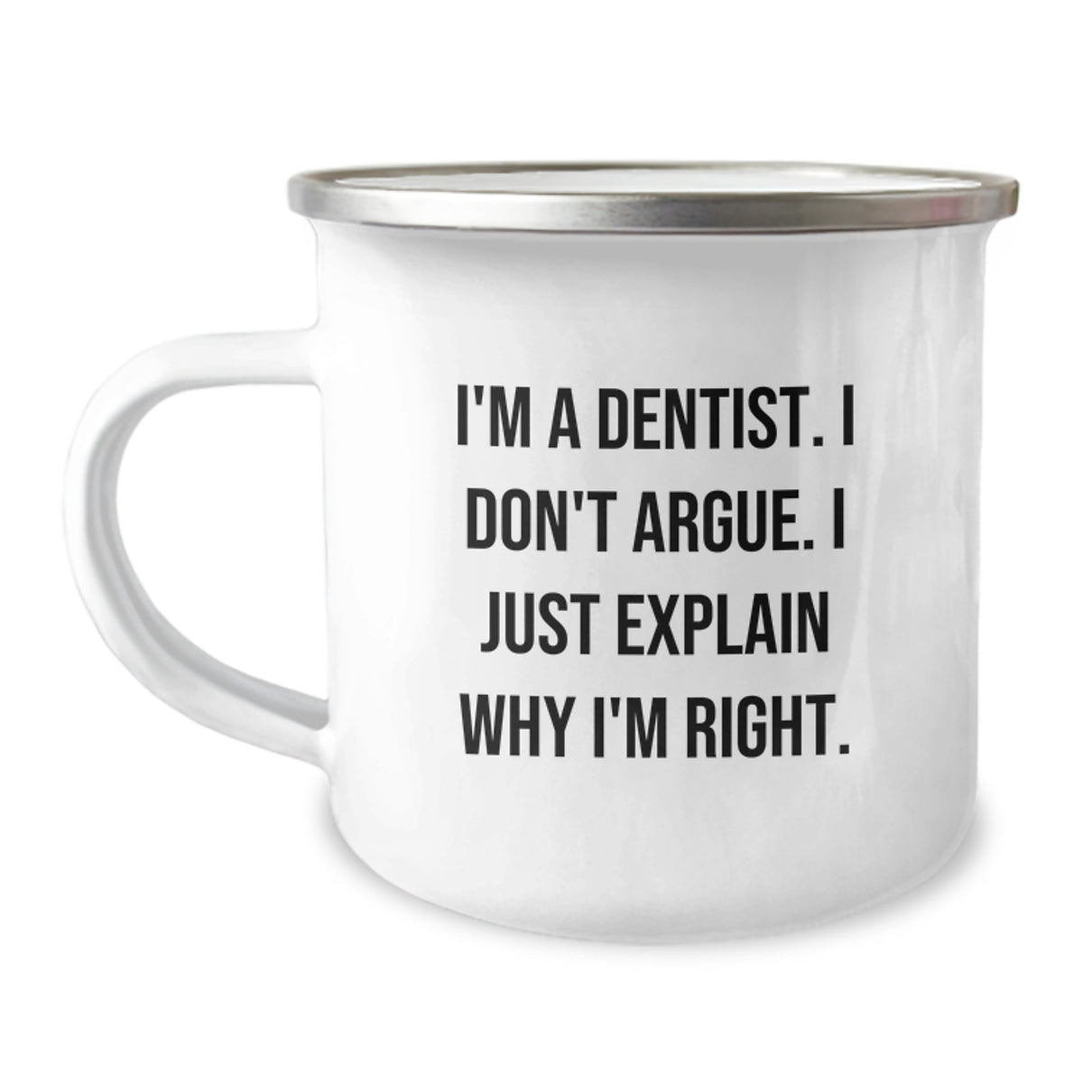 Birthday Gift Dentist Camping Mug for Her Present - Image 1