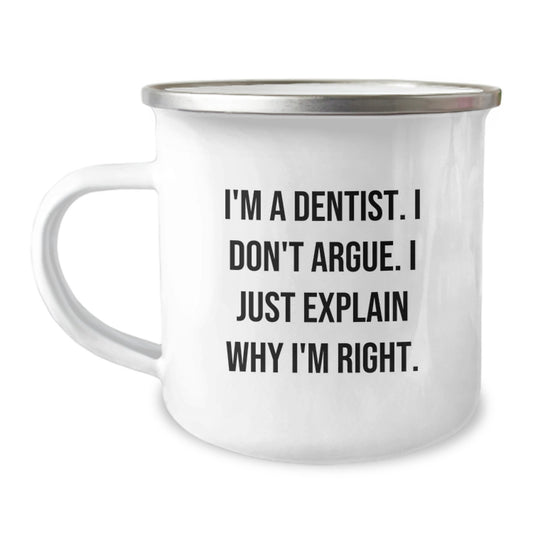 Birthday Gift Dentist Camping Mug for Her Present - Image 1