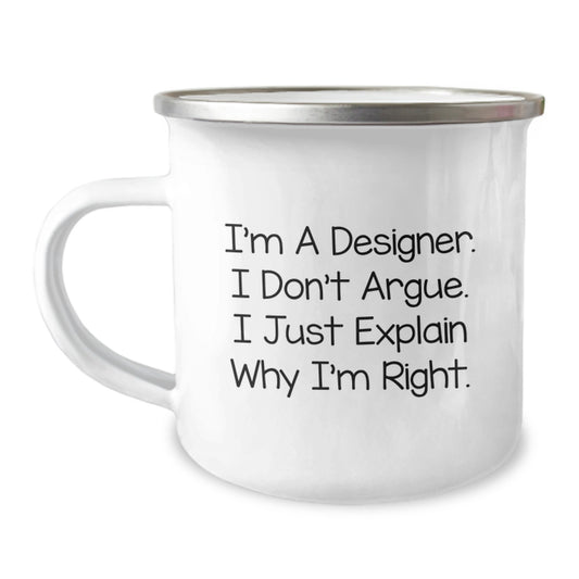Premium Designer Camping Mug Idea for Coworkers Birthday Gift - Image 1