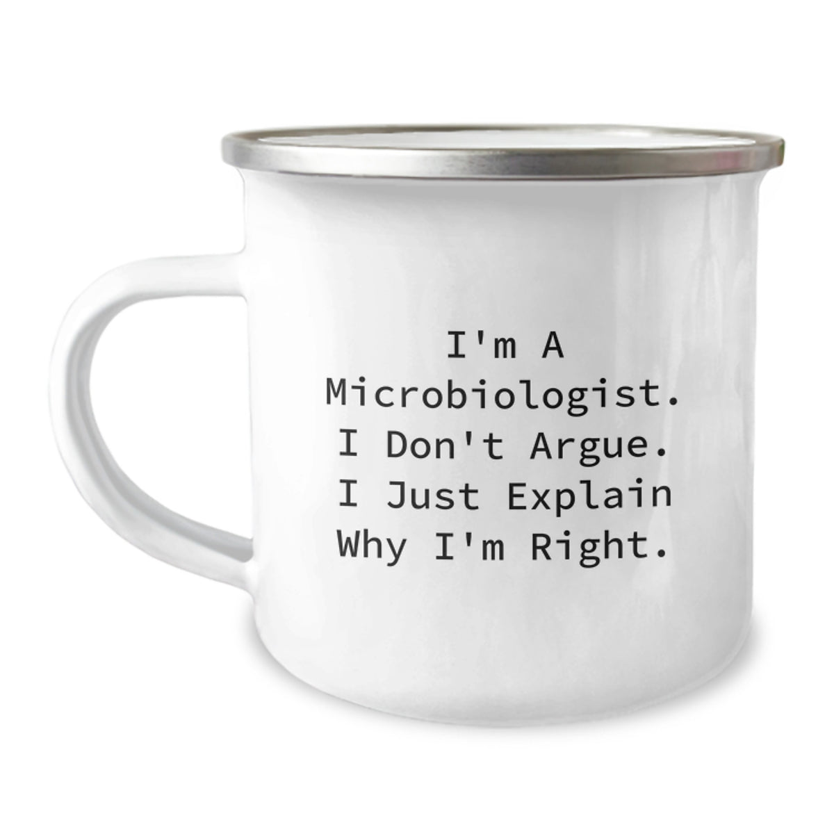 Microbiologist Camping Mug Gift for Him - A Knowledgeable Keepsake - Image 1