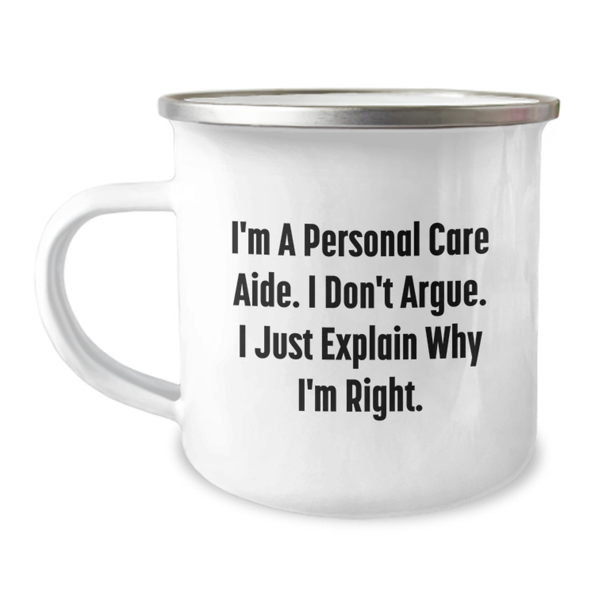 Personal Care Aide Camping Mug Gift for Him - A Righteous Keepsake - Image 1