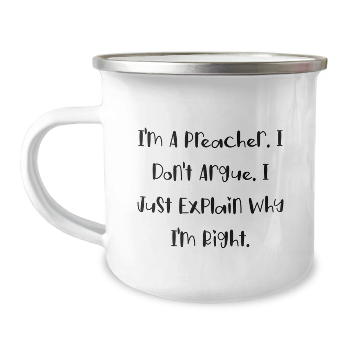 Preacher Keepsake Camping Mug for Him Christmas Gift - Image 1