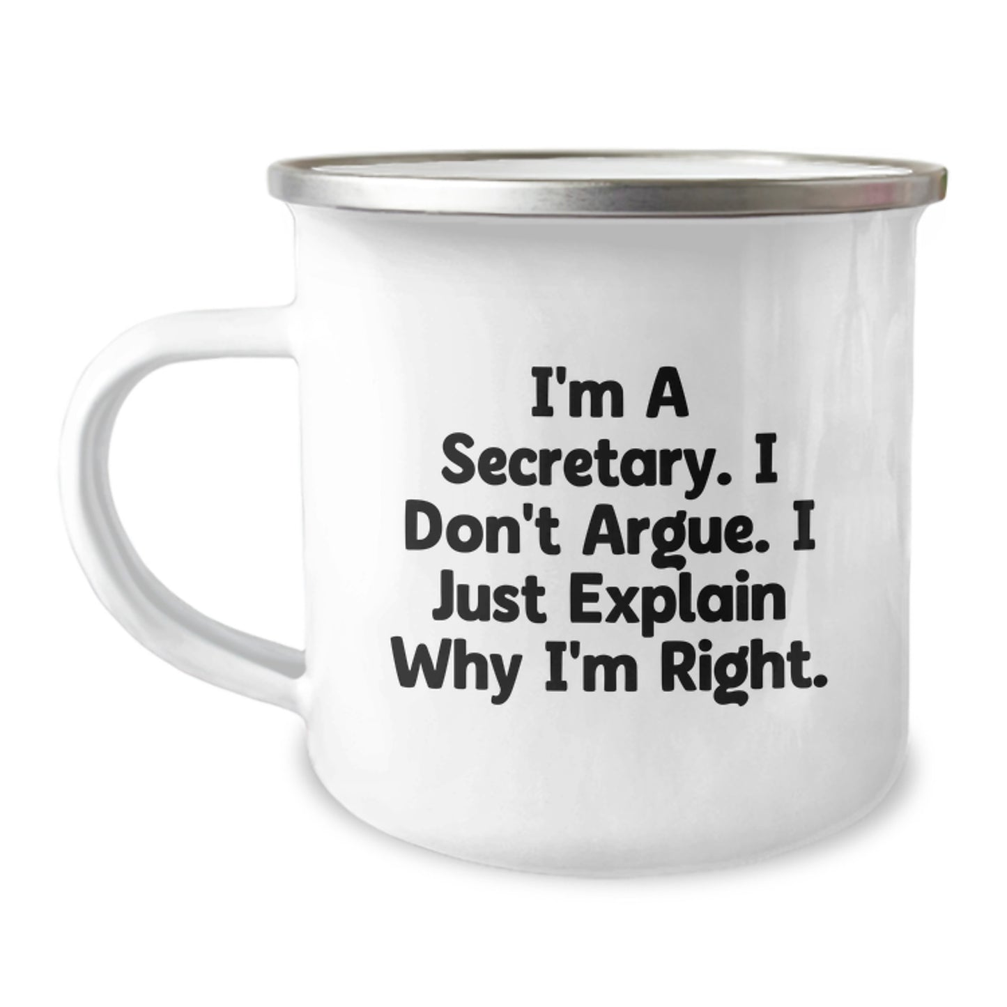 Secretary Funny Camping Mug Gifts from Friends and Family for Christmas Unique - Image 1