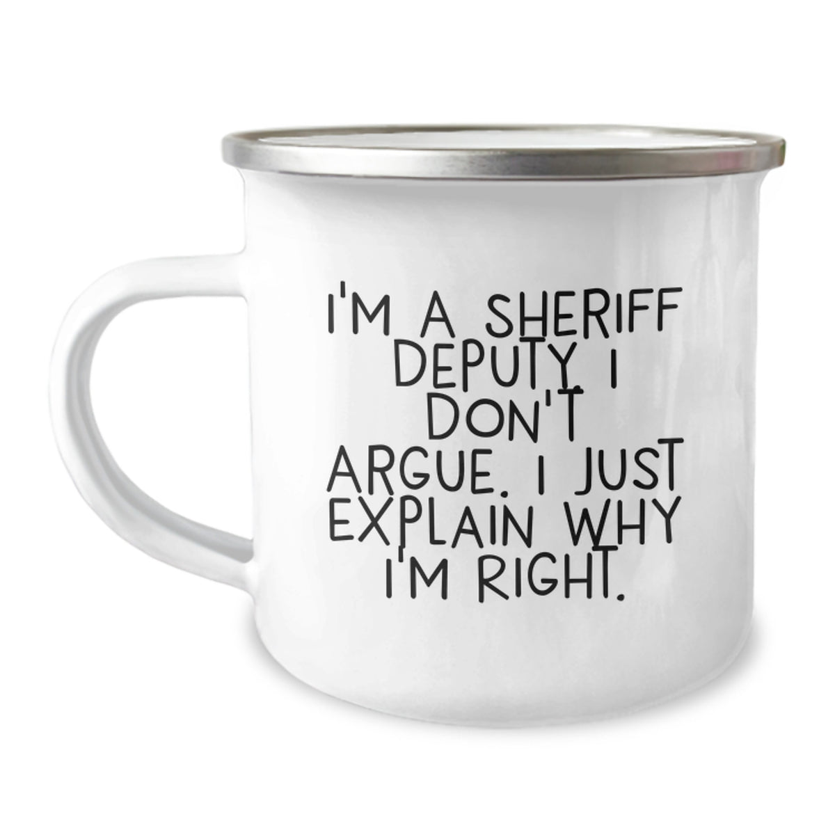 Favorite Sheriff Deputy Cool Camping Mug for Kids Birthday Gift - Image 1