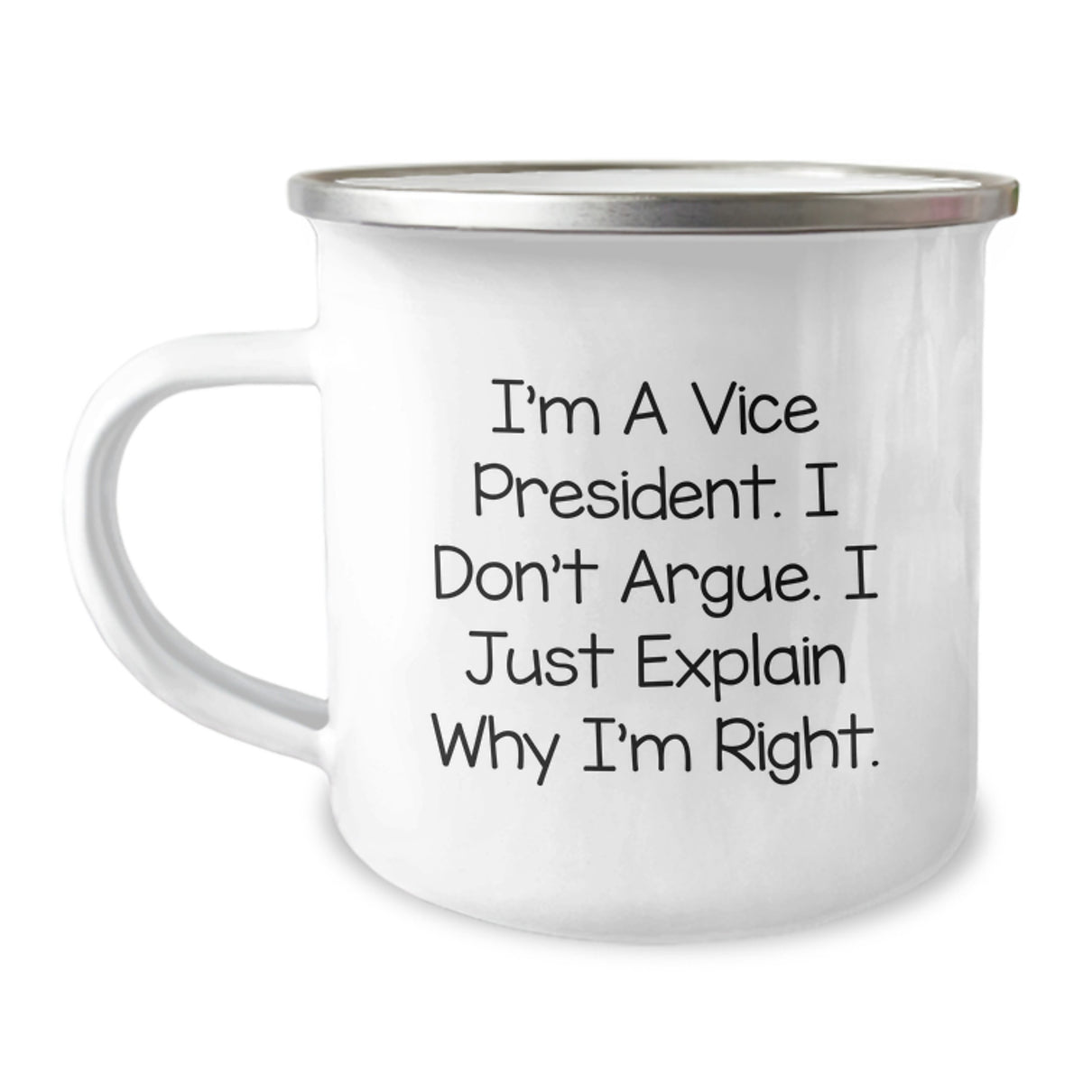 Vice President Gift for Him - A Righteous Keepsake Camping Mug - Image 1
