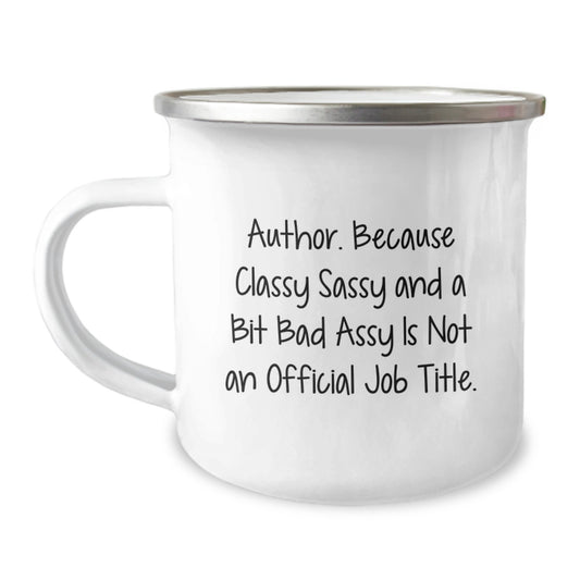 Gifts from Men for Author Friends and Family - Funny Author Camping Mug for Mother's Day Unique Gifts - Image 1