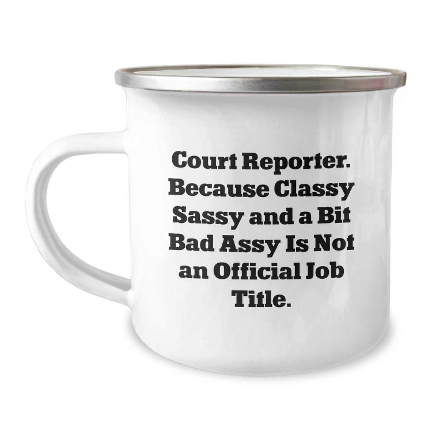 Court Reporter Christmas Unique Gifts from Friends for Court Reporters - Funny Camping Mug, Court Reporter Gift for Men or Women - Image 1
