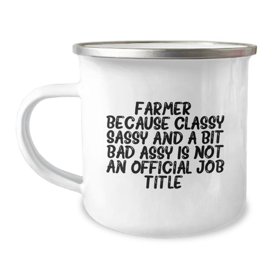 For Him Keepsake Birthday Gift Farmer Camping Mug - Image 1