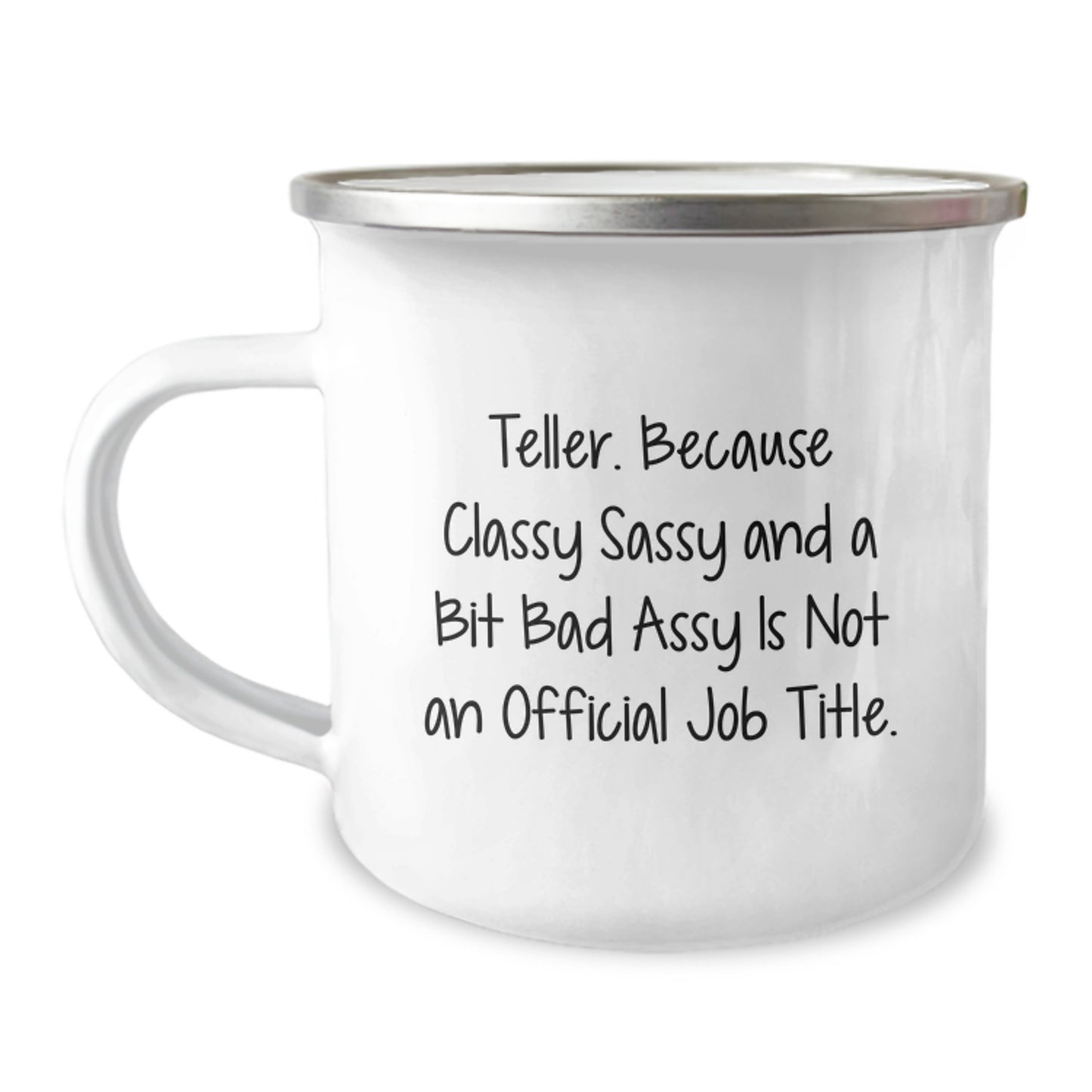 Funny Teller Gifts from Men Friends Family, Unique Camping Mug for Teller Women Coworkers, Inspirational Quote on Mother's Day - Image 1