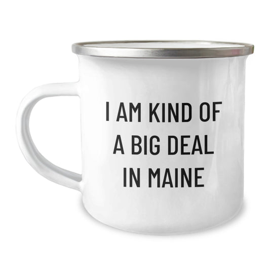 Unique Funny Maine Gifts from Men to Dad on Father's Day - Camping Mug for Maine Lovers - Image 1