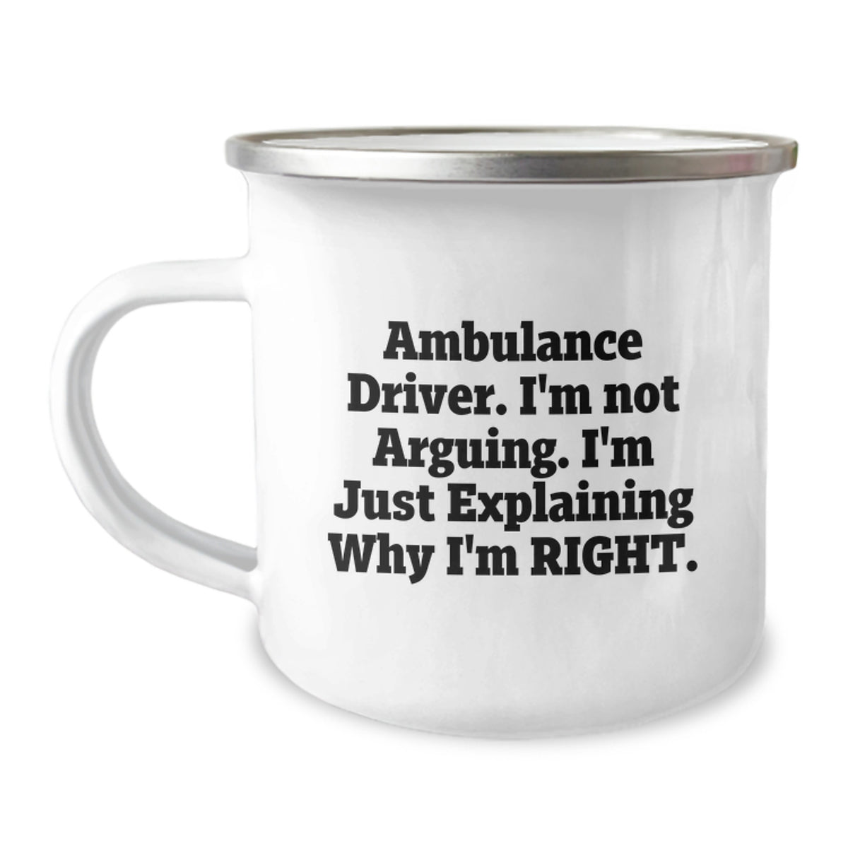 Christmas Gift for Her Thoughtful Ambulance Driver Mug - Presenting - Image 1