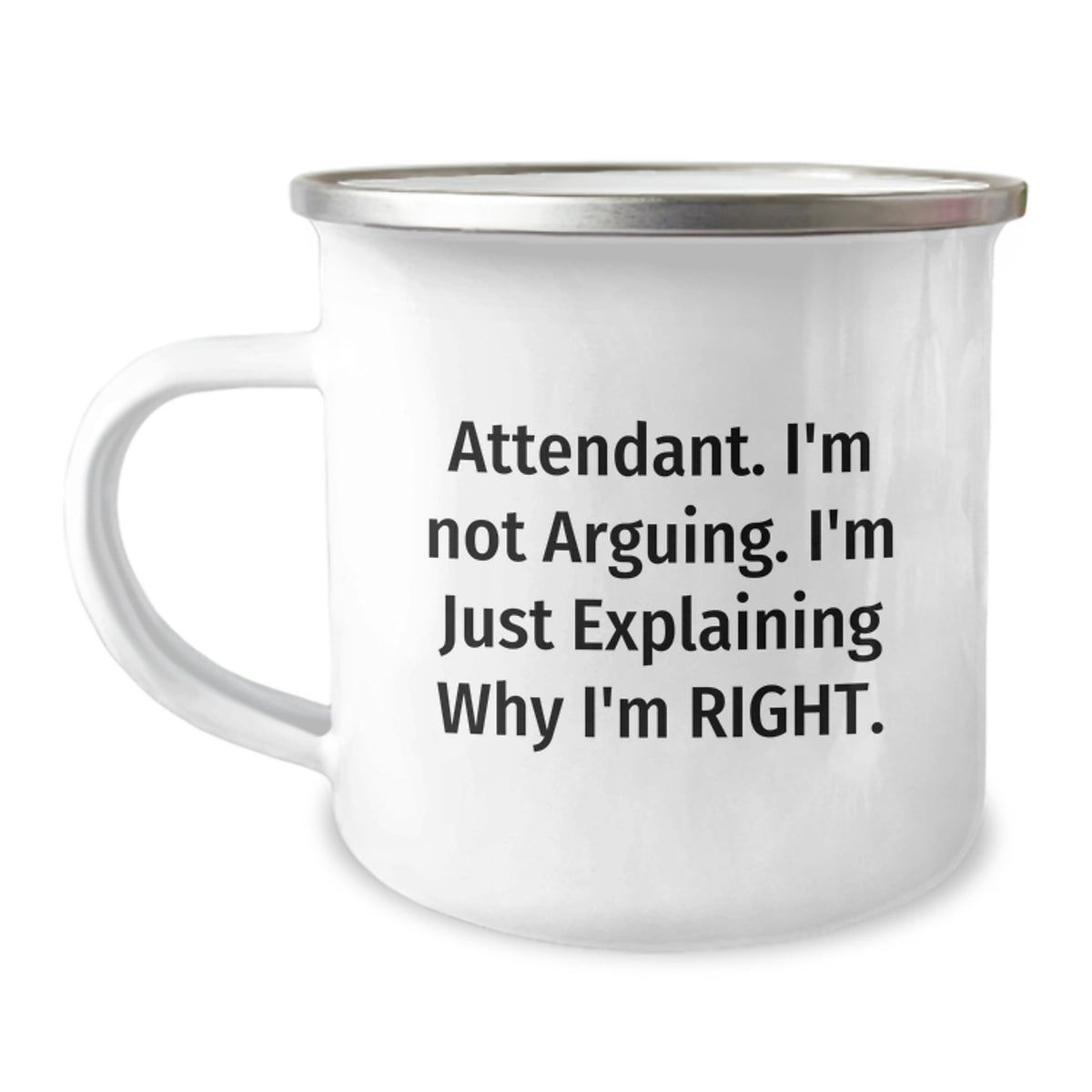 Attendant Camping Mug for Him Premium Keepsake Christmas Gift - Image 1