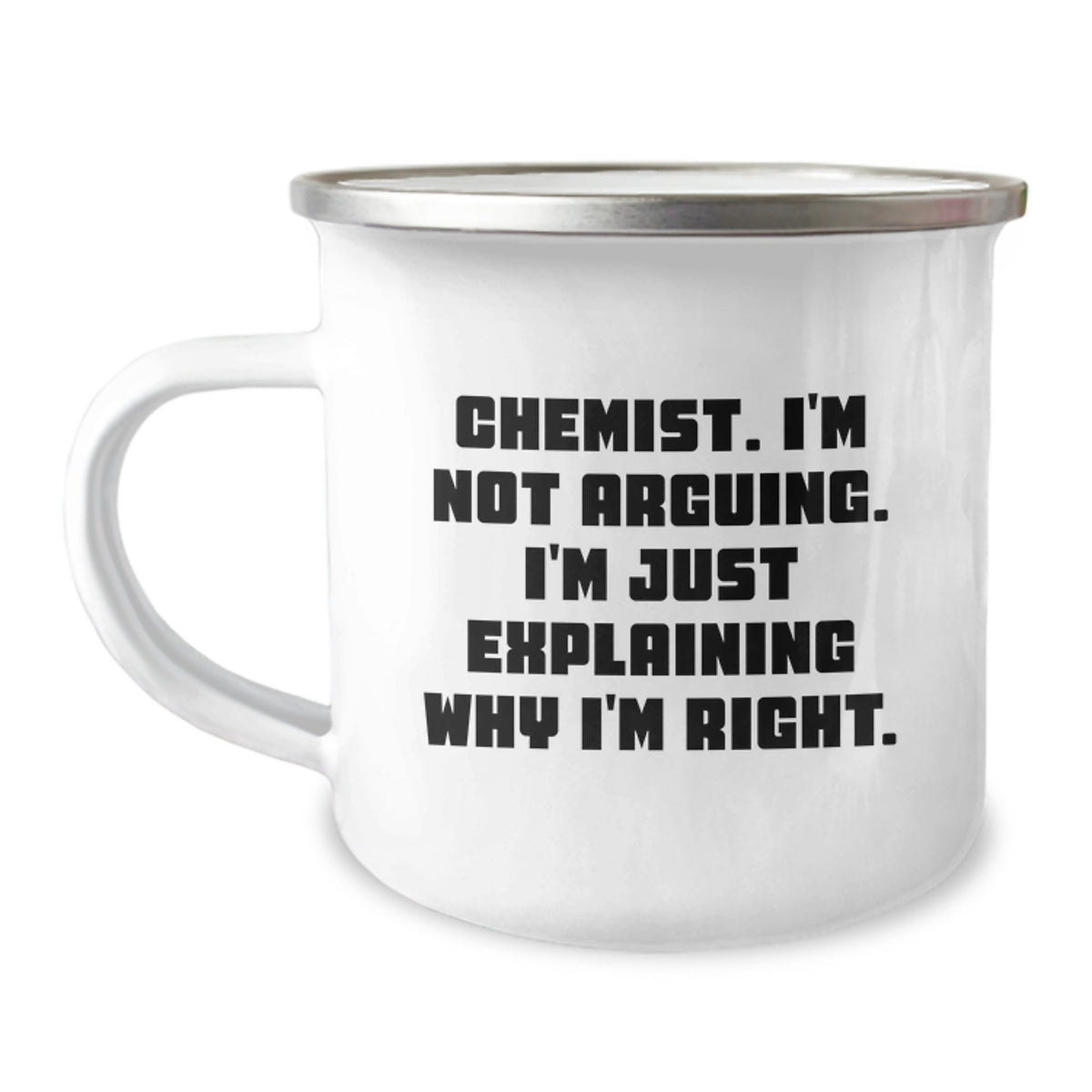 Chemist Keepsake Camping Mug for Him Christmas Gift - Image 1