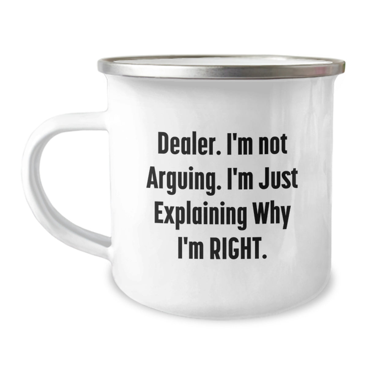 Assertive Dealer Camping Mug Gift for Neighbors - Essential Righteous - Image 1