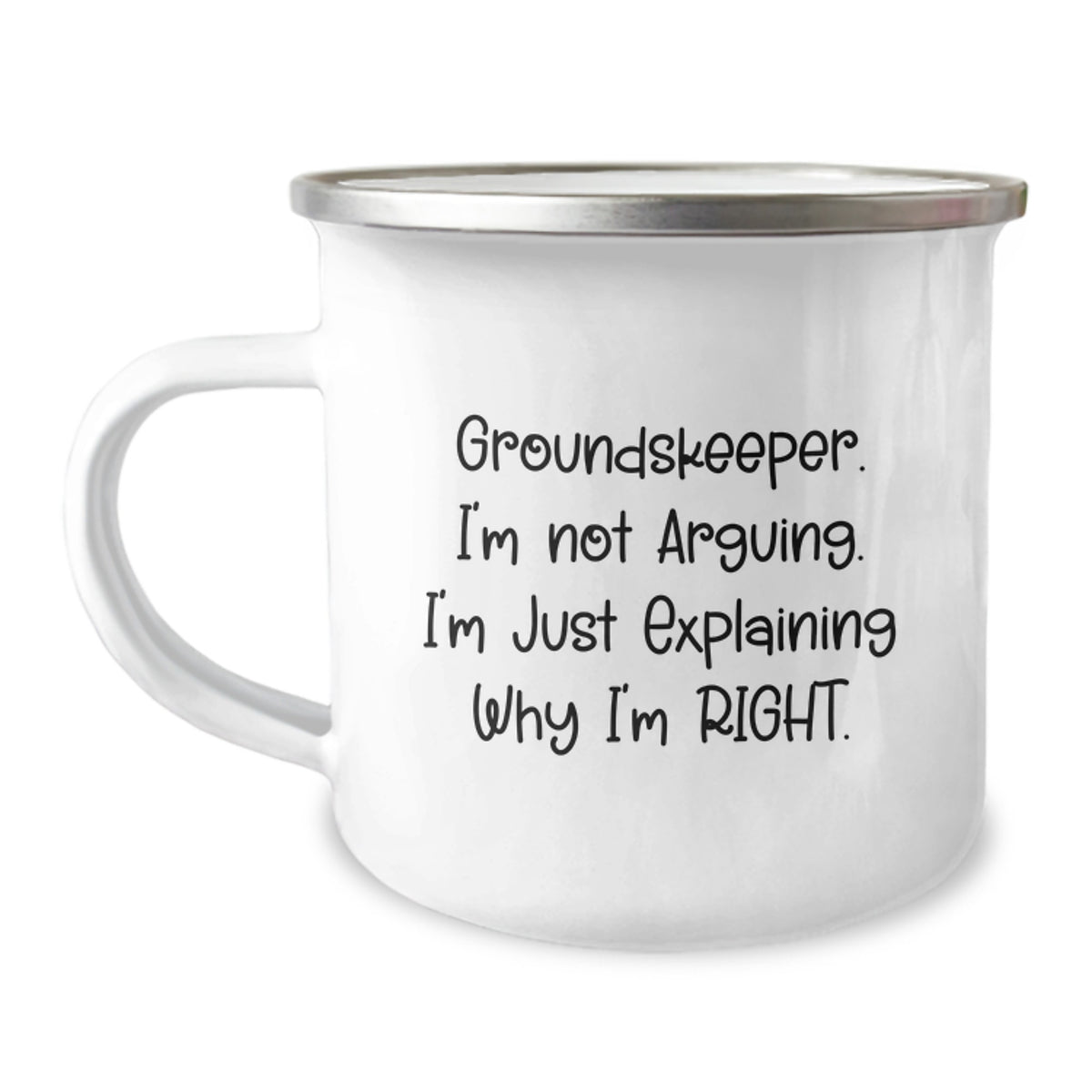 Christmas Gift for Her Groundskeeper Present - A Confident Quote Mug - Image 1