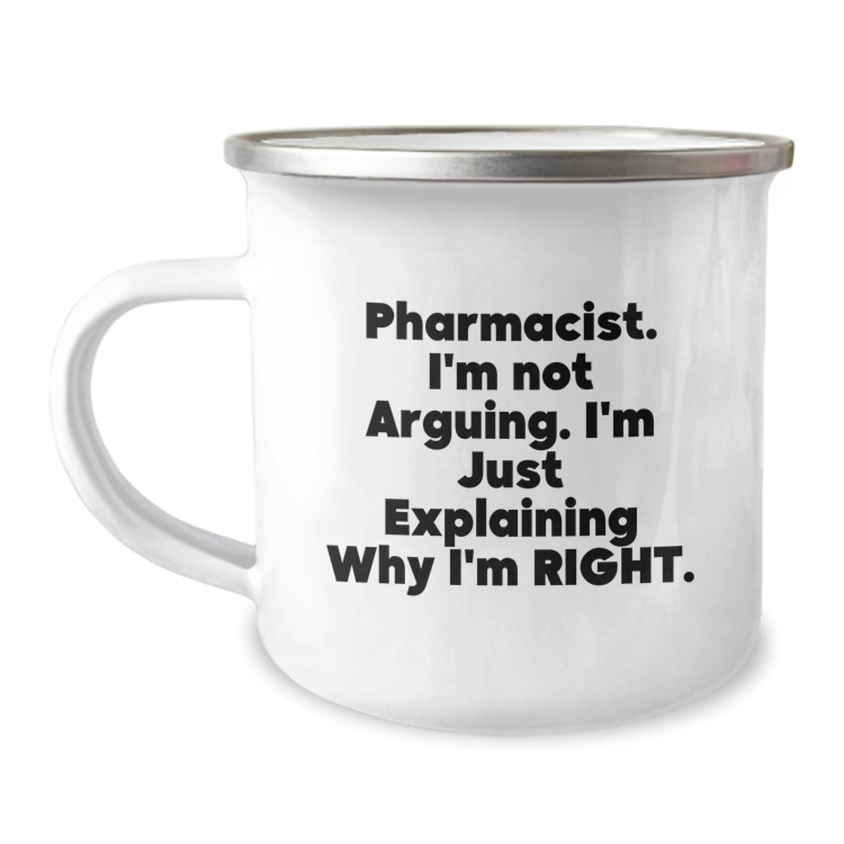 Pharmacist Keepsake Camping Mug for Him Birthday Gift Premium Stainless - Image 1