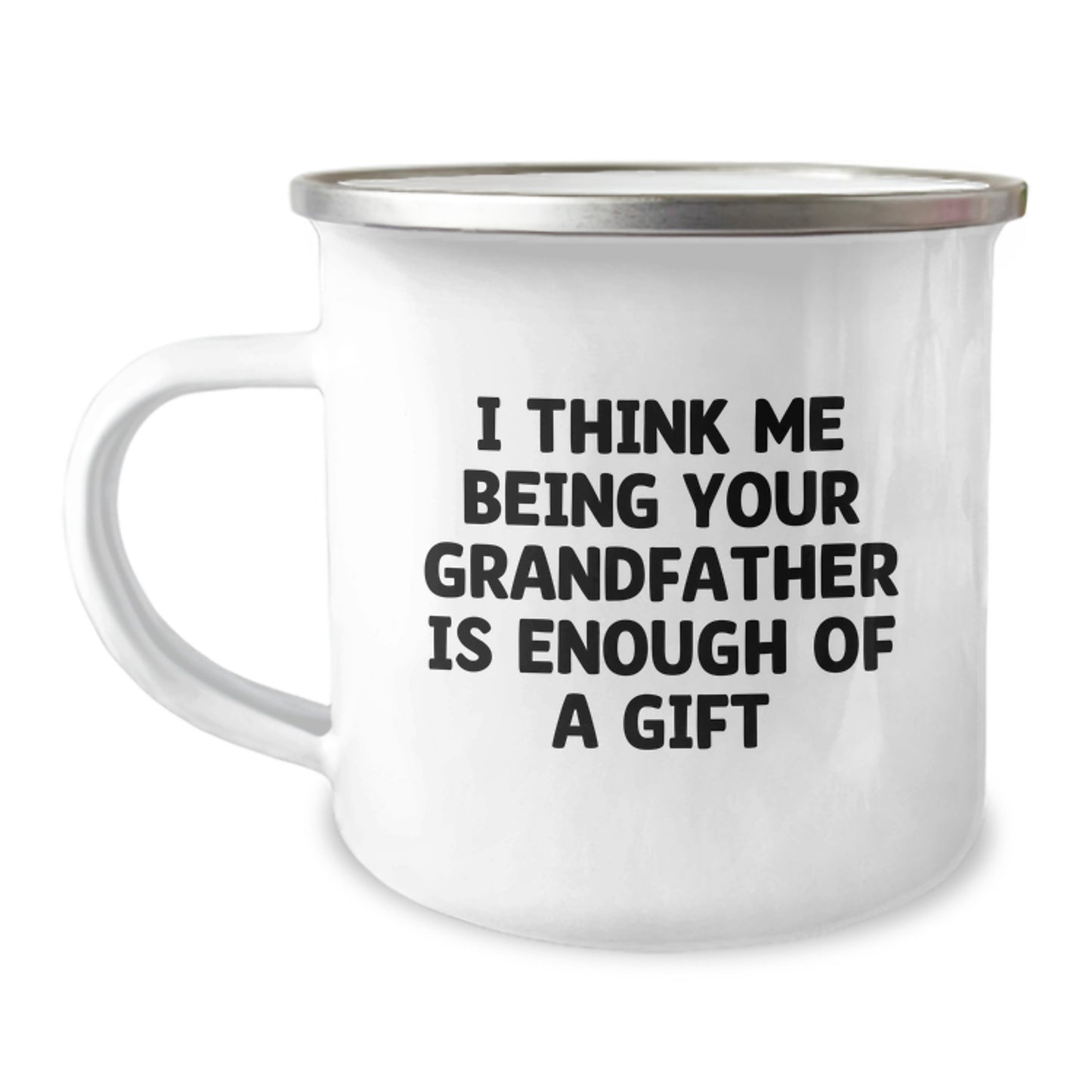 Funny Grandfather Camping Mug Gifts from Family Members, Perfect for Grandfather, Funny Gift Idea for Father's Day - Image 1