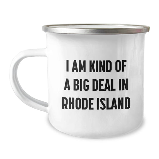 Rhode Island Camping Mug - Funny Quote - Gifts from Friends for Birthday Unique Gifts - Image 1