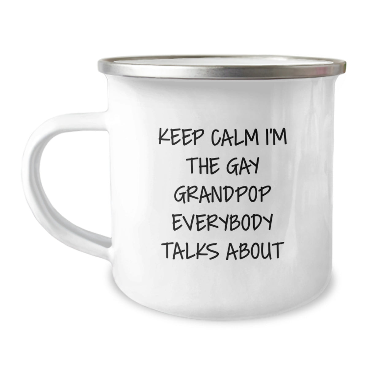 Grandpop Gift Playful Quote Camping Mug for Him - A Keepsake - Image 1