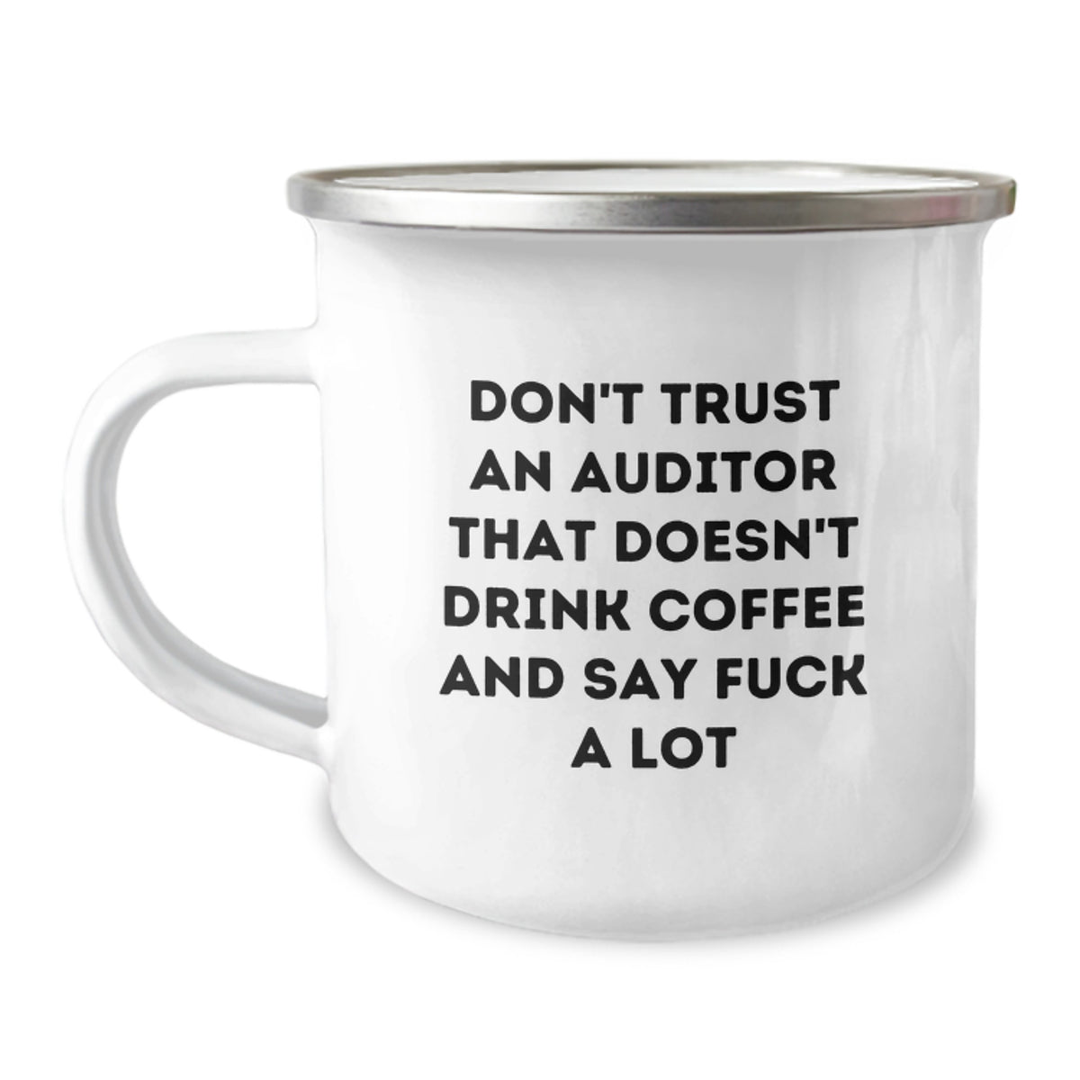 Auditor Camping Mug Gift for Him - Witty Coffee Quote Keepsake - Image 1
