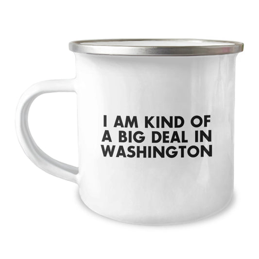 Washington Camping Mug, Funny Quote, Gifts from Friends for Washington Men - Unique Valentine's Unique Gifts - Image 1