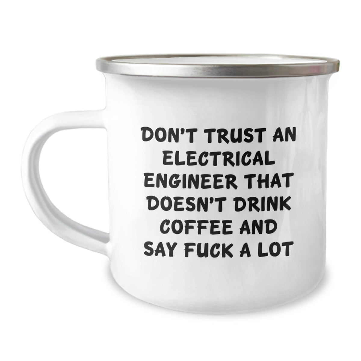 Electrical Engineer Gift for Him - A Humorous Keepsake Camping Mug - Image 1